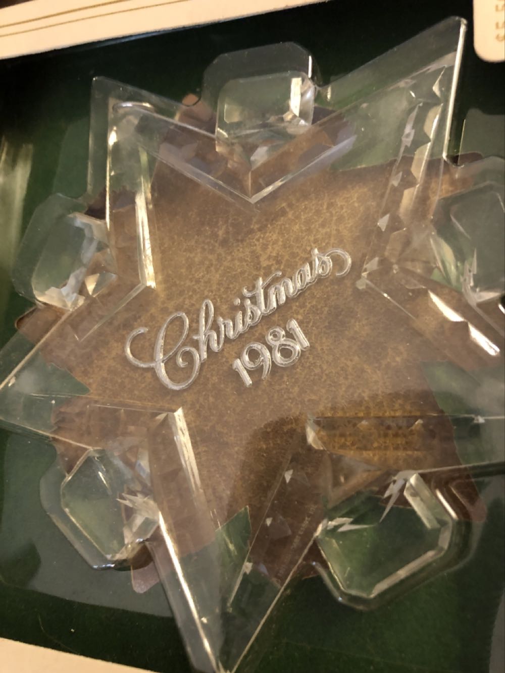 Christmas Star 1981  ornament collectible - Main Image 3