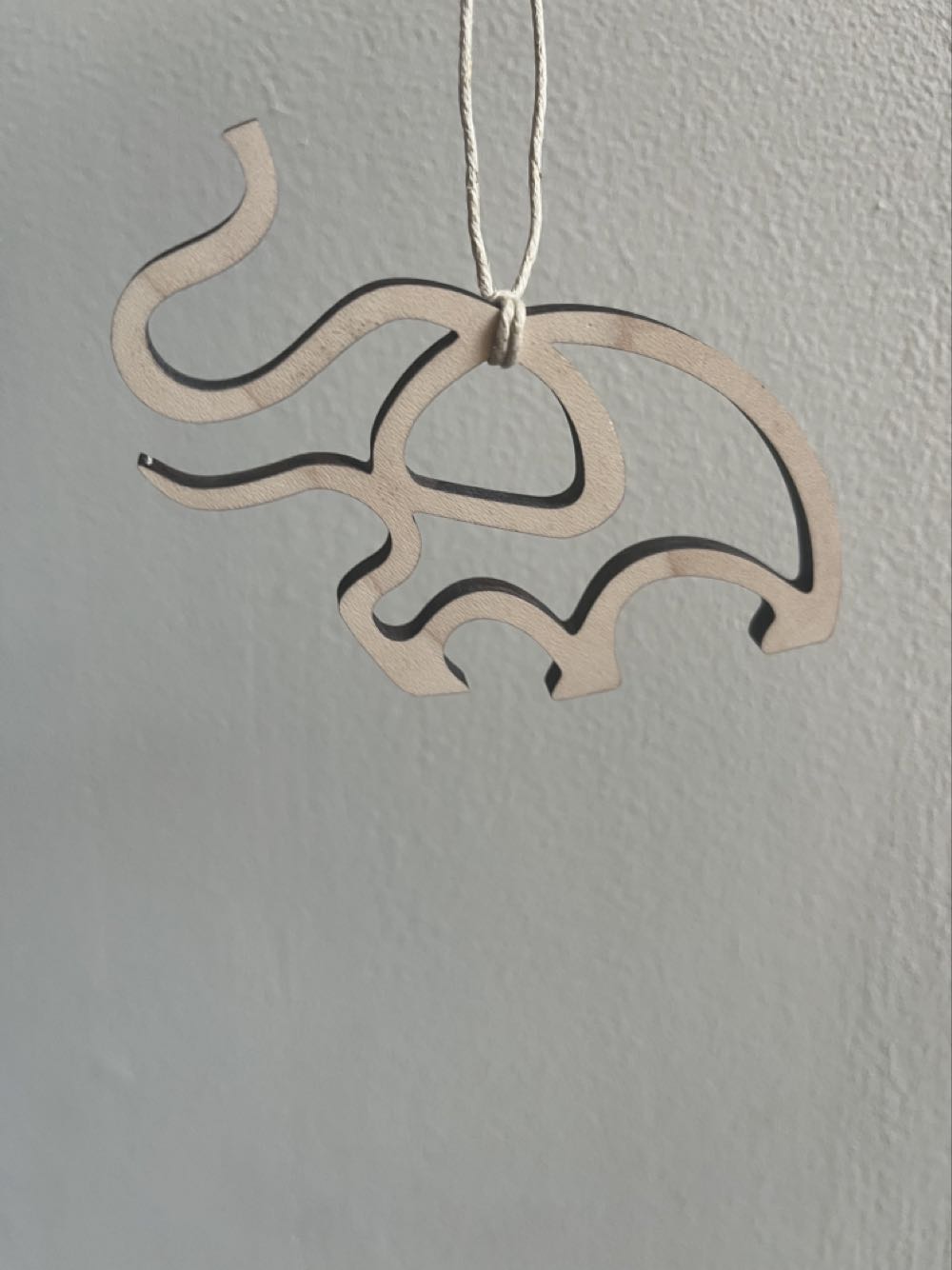 Sisterhood (wooden elephant)  (Friends) ornament collectible - Main Image 2