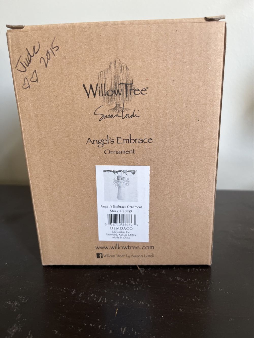 Willow Tree Angel’s Embrace Ornament  (Child) ornament collectible [Barcode 638713260895] - Main Image 3