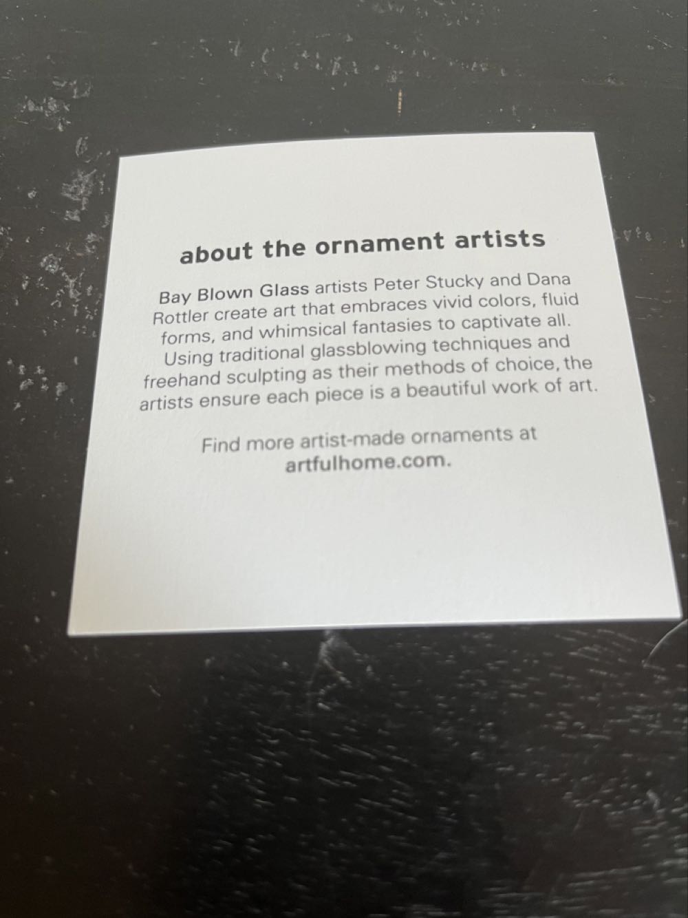 Purr-fact Stretch (black cat with heart)  (Love) ornament collectible - Main Image 2