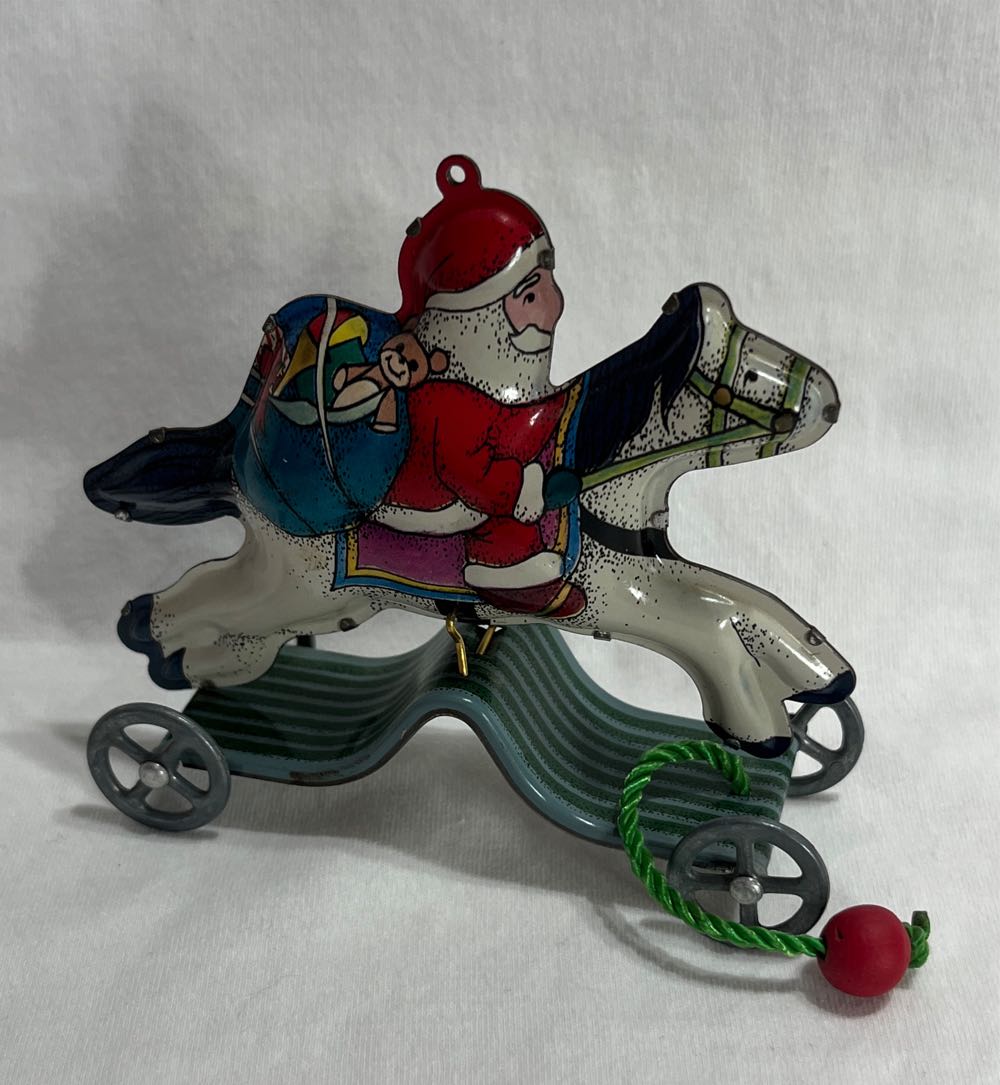 Galloping Into Christmas  (Santa) ornament collectible - Main Image 3
