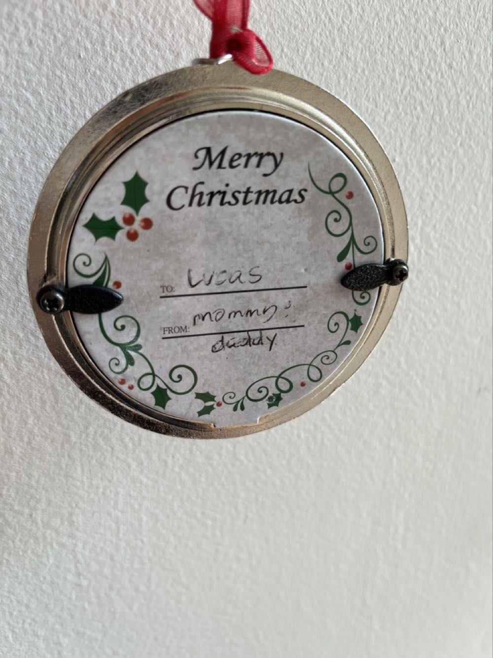 Lucas School Picture  (Family Picture) ornament collectible - Main Image 2