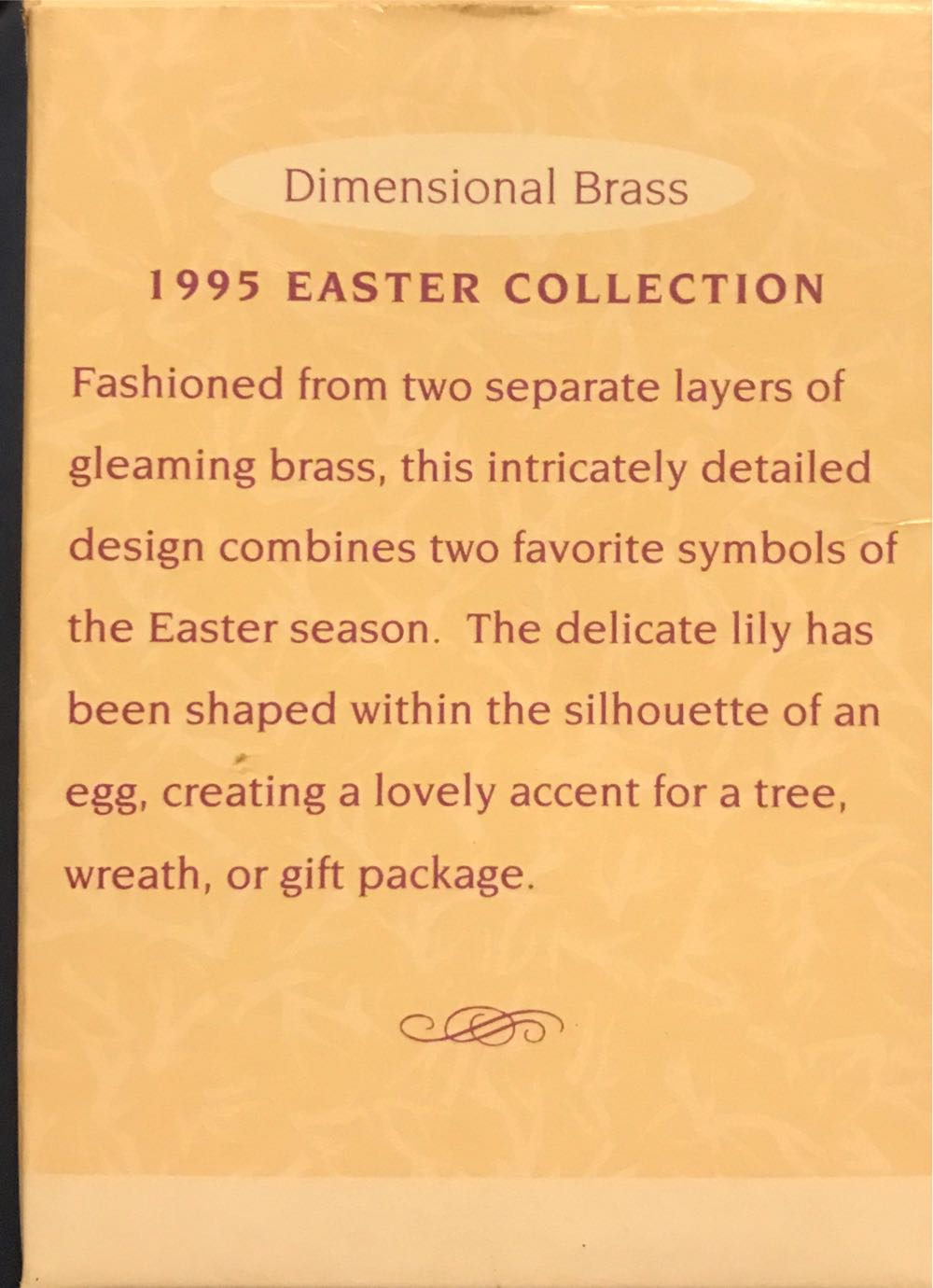 Elegant Lily Easter Collection - Easter Collection (Easter, Lily) ornament collectible [Barcode 015012246353] - Main Image 2