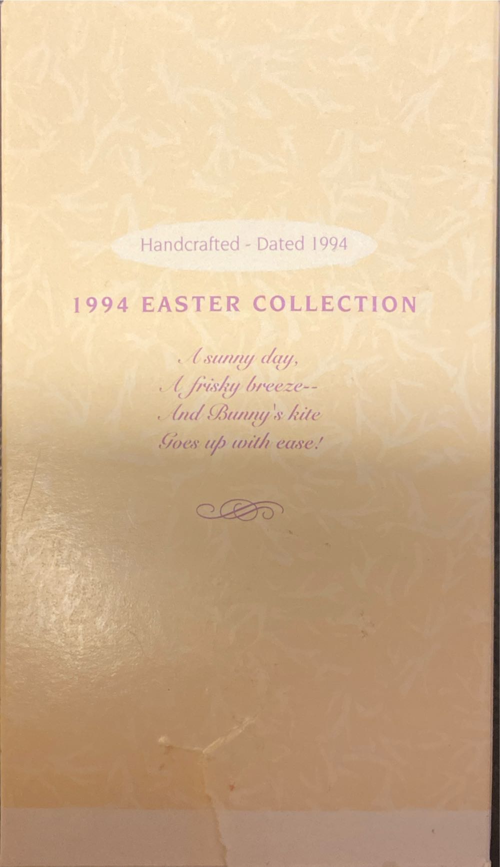 Riding A Breeze - Easter (1994 Easter Collection) ornament collectible [Barcode 015012134674] - Main Image 2