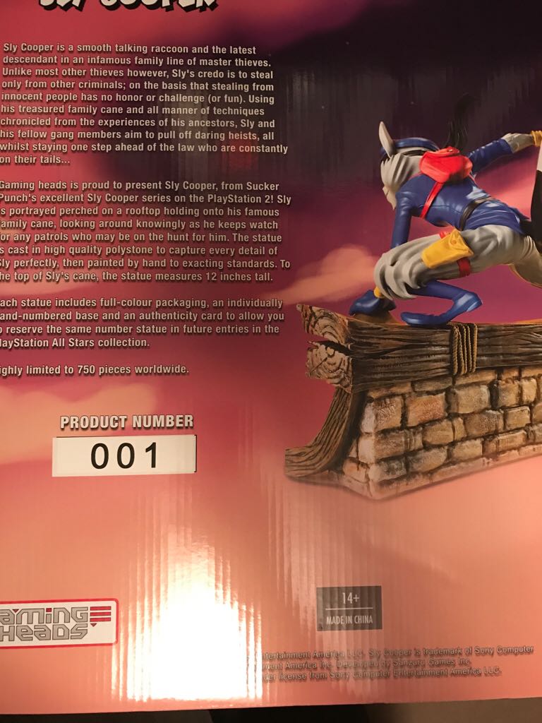 Sly Cooper - Playstation (Video Games) ornament collectible [Barcode 5060254181110] - Main Image 2