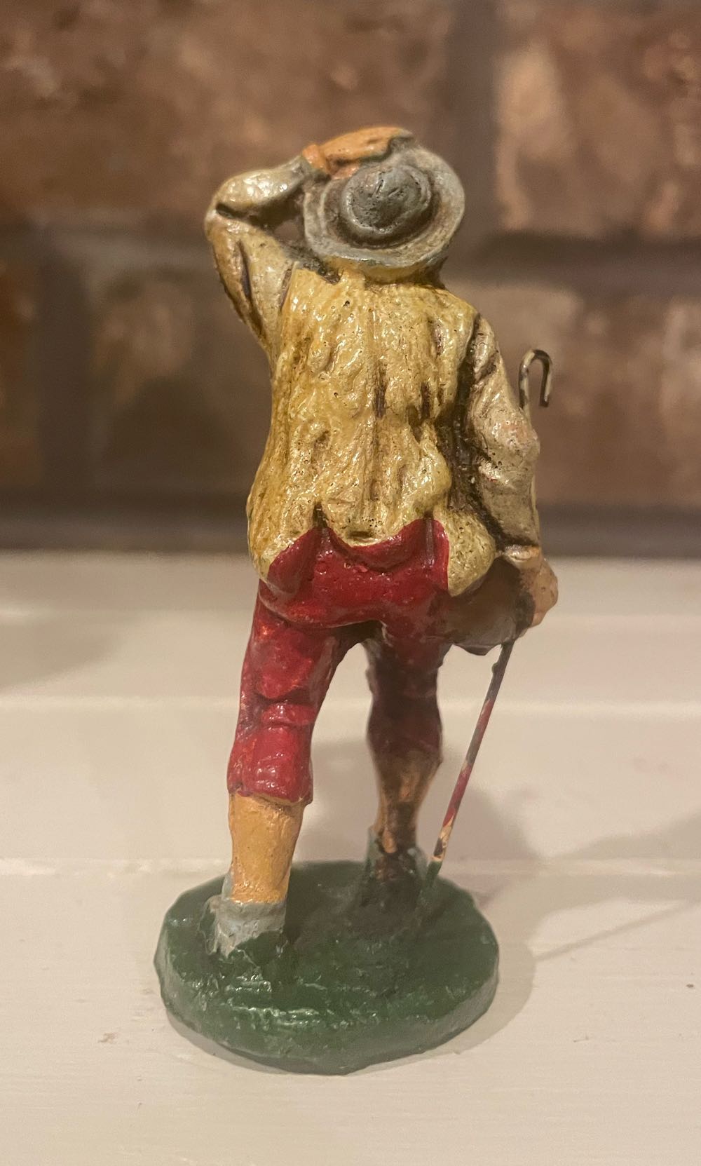 Chialu - (Set 3) - Shepherd - Looking With Staff In Hand - Shepherd (Nativity) ornament collectible - Main Image 3