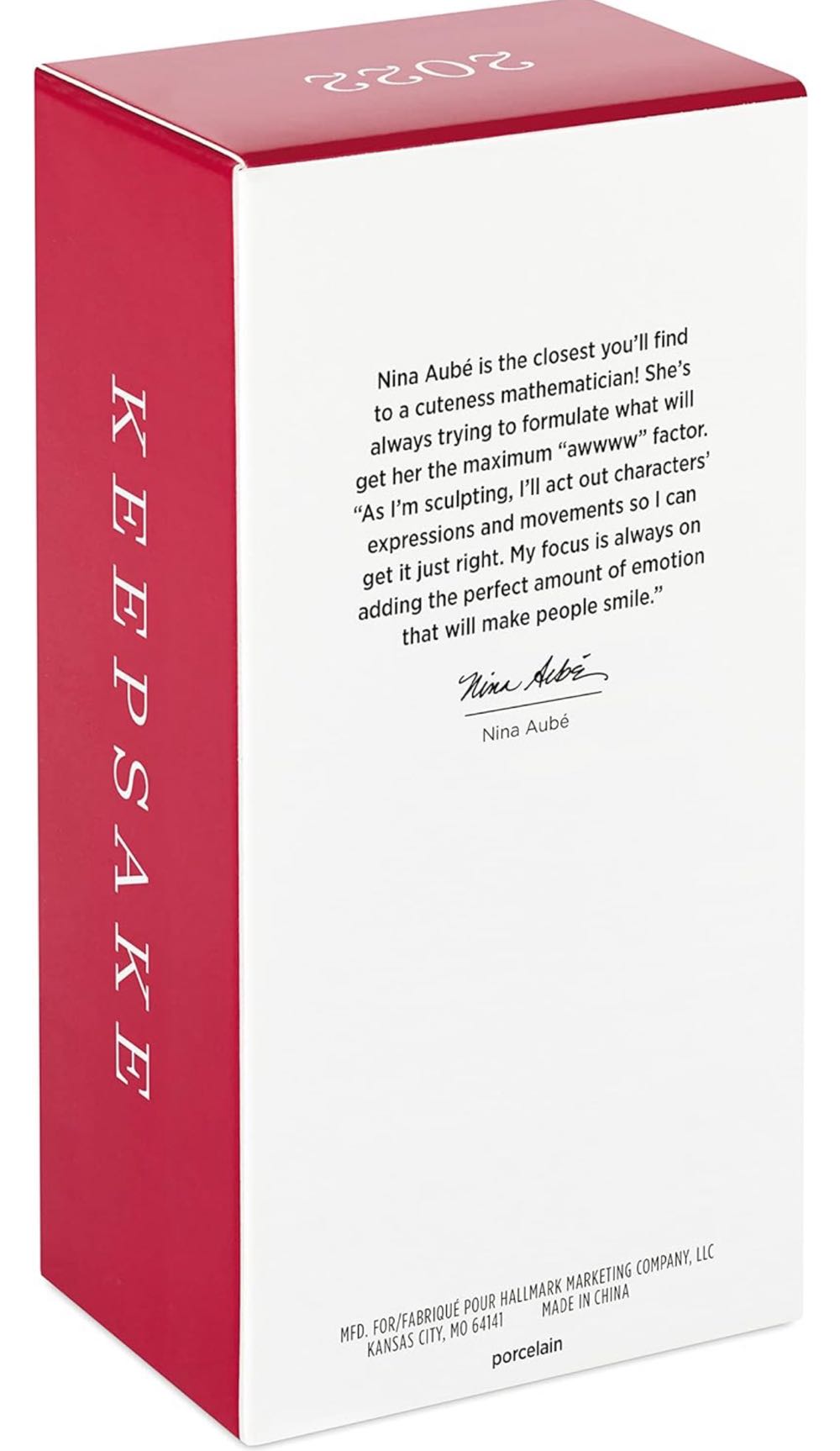 Hallmark Keepsake Christmas Ornament Year-dated Grandbaby’s First Christmas Penguin Bell Porcelain  ornament collectible [Barcode 763795732036] - Main Image 3