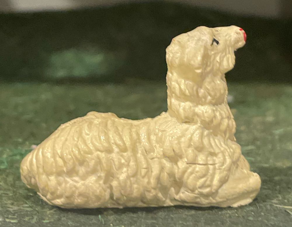 Chialu - (Set 2) - Animals - Sheep - Supine - Animals (Nativity) ornament collectible - Main Image 2