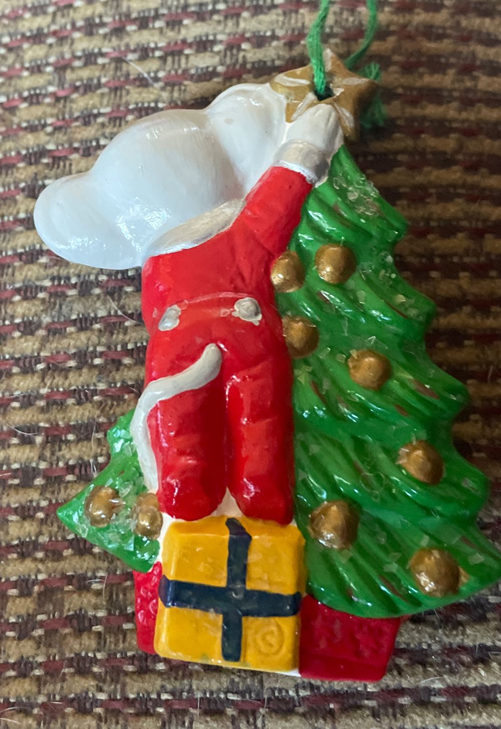 Ceramic - Alberta’s - Mouse On Christmas Tree - A-160 - MOUSE (Ceramic Ornaments) ornament collectible - Main Image 2