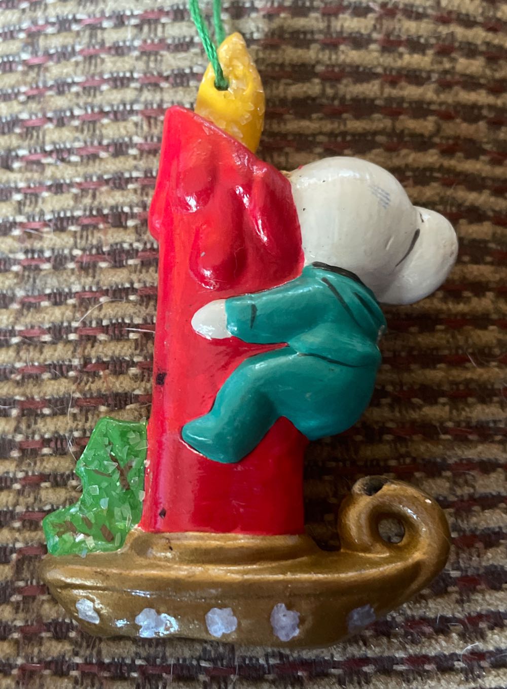 Ceramic - Alberta’s - Mouse On Candlestick - A-161 - MOUSE (Ceramic Ornaments) ornament collectible - Main Image 2