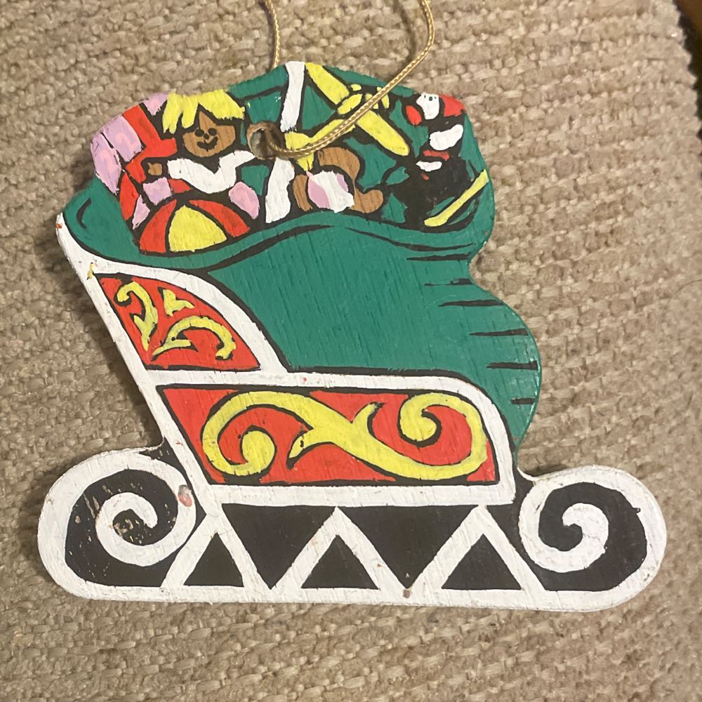 Arrow - Wood - Sleigh - Sleigh (Paint By Number) ornament collectible - Main Image 2