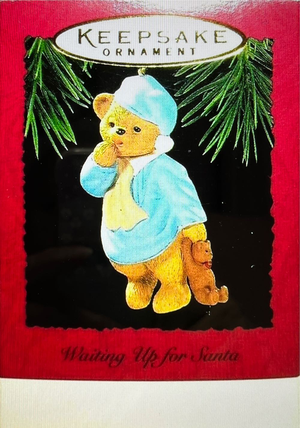 Poloron Sled And Santa Plaque