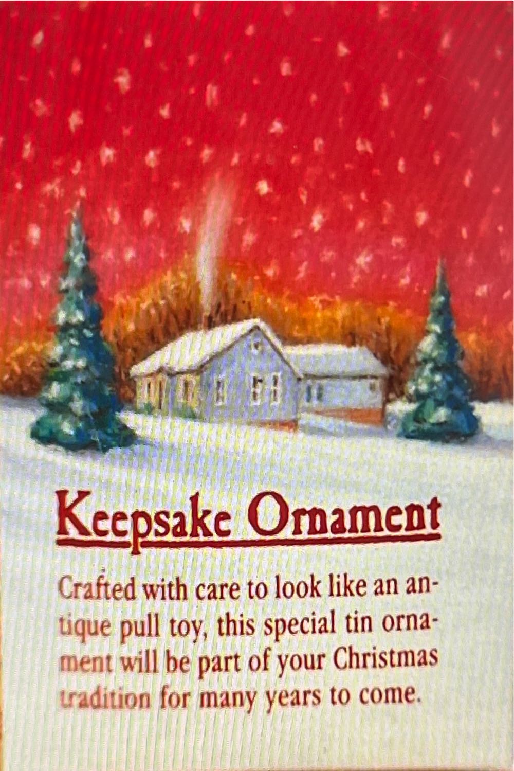 Noah’s Ark  (Tin) ornament collectible - Main Image 2