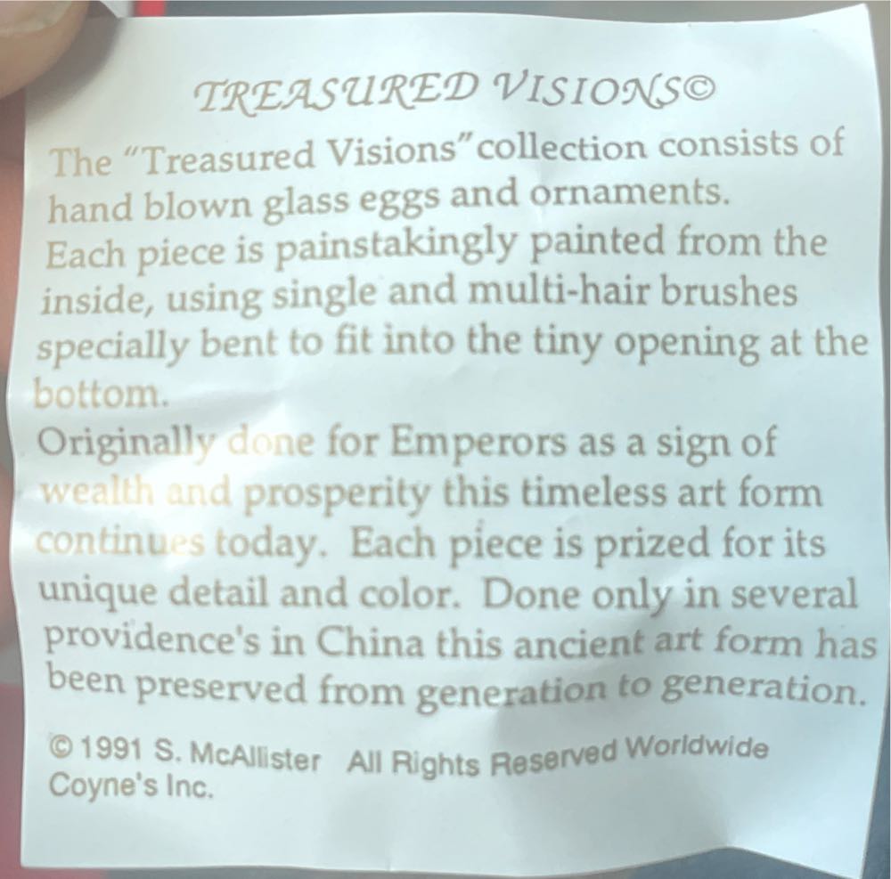 Coyne’s - Angel’s Playing Instruments - Treasured Visions (Collection) ornament collectible - Main Image 4