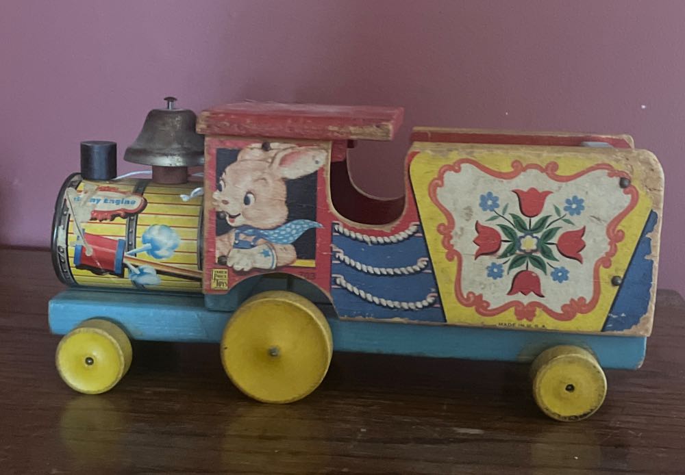 Fisher Price - Bunny Engine - Bunny (Pull Toy) ornament collectible - Main Image 3