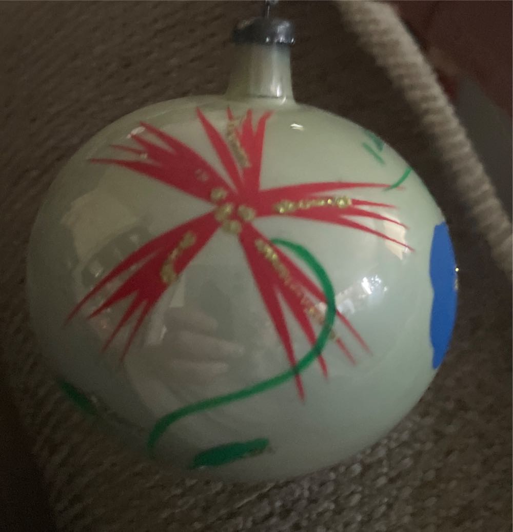 Poland - Teardrop - Flowers - White, Red, Green, Blue - Flowers (Teardrop) ornament collectible - Main Image 2