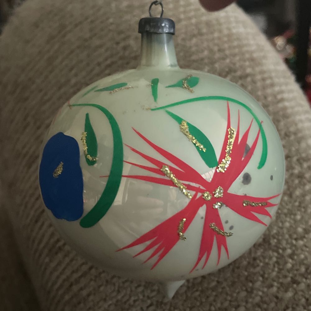 Poland - Teardrop - Flowers - White, Red, Green, Blue - Flowers (Teardrop) ornament collectible - Main Image 3