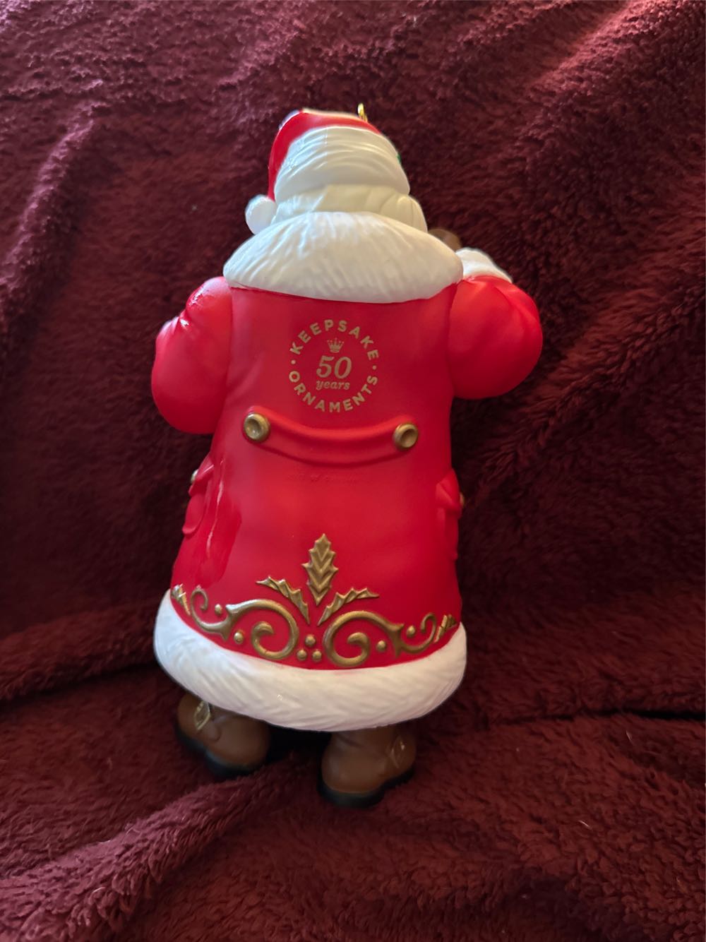 Jolly Old St Nick - Special edition 50th anniversary series (Hallmark KOC Member Exclusive, Membership Box) ornament collectible - Main Image 4