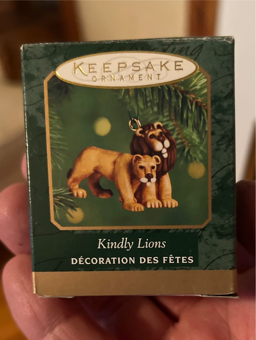 Hallmark Keepsake Kindly Lions  ornament collectible - Main Image 4