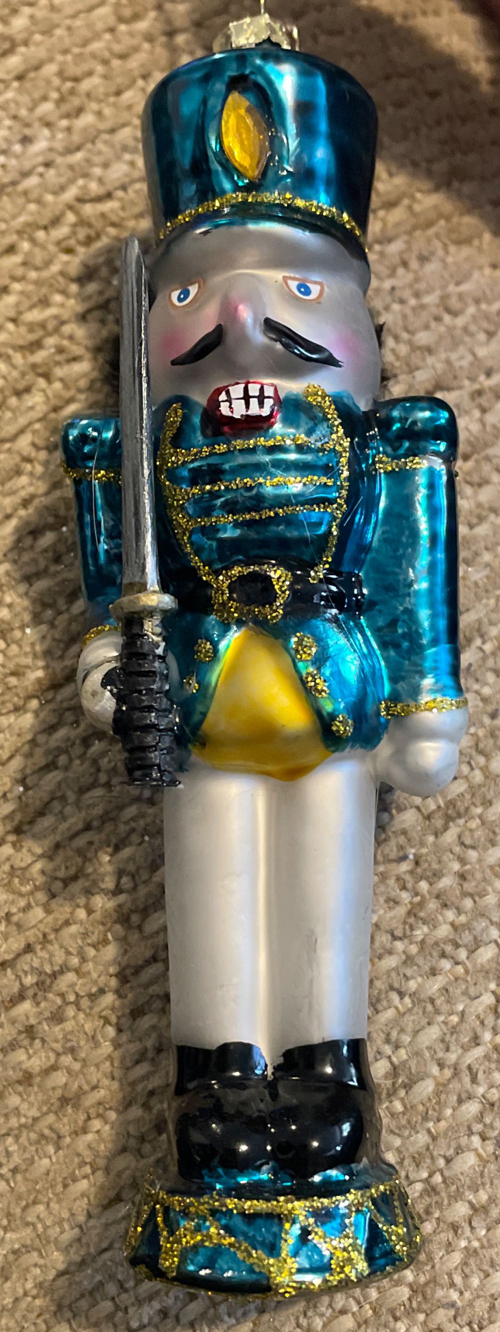 Roman - Nutcracker - Teal - Nutracker (Figural) ornament collectible - Main Image 1