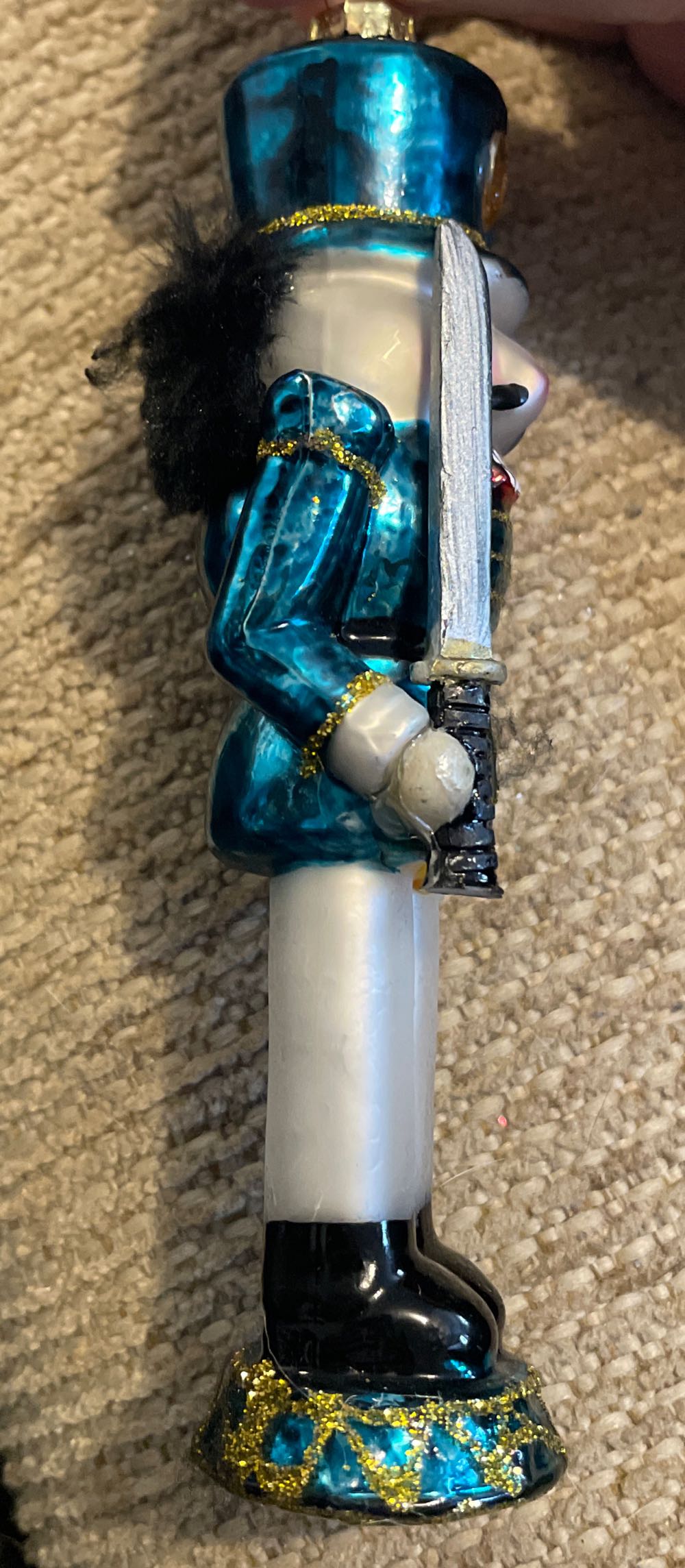 Roman - Nutcracker - Teal - Nutracker (Figural) ornament collectible - Main Image 4