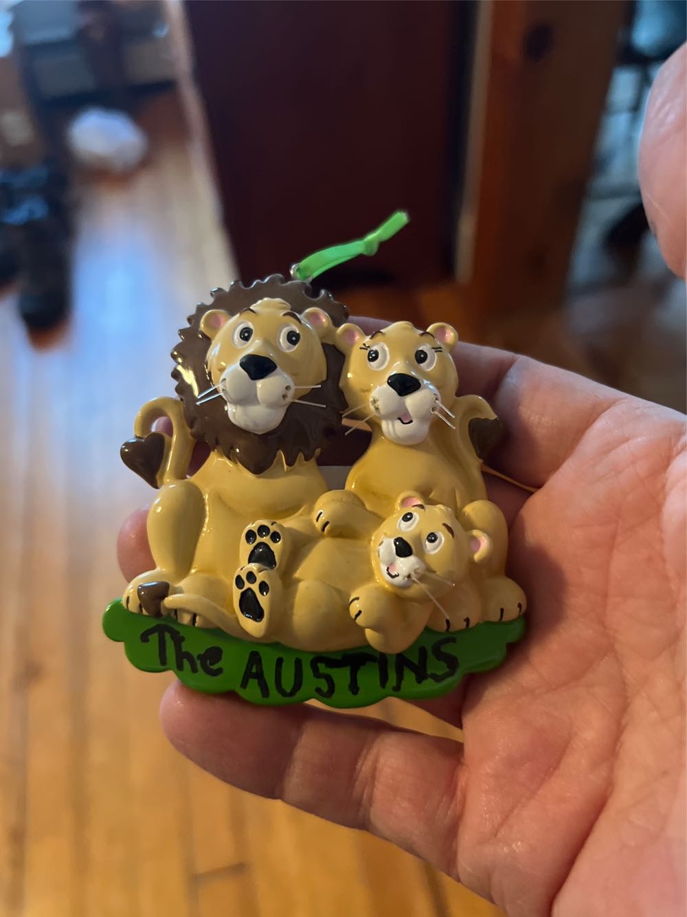 Polar X Lion Couple / Family of 3,  Christmas Ornament  ornament collectible - Main Image 3