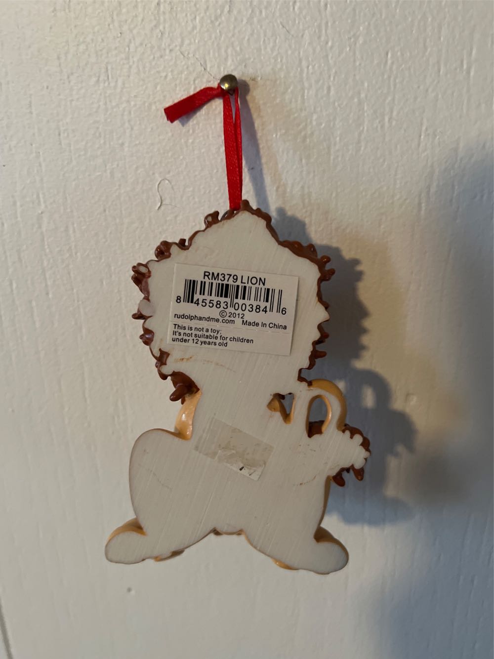 Lion Ornament 2016 Personalized  ornament collectible - Main Image 2