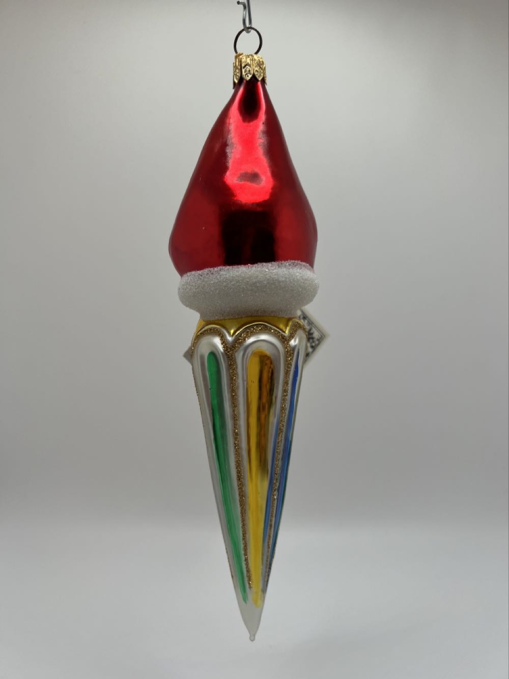 Kurt Adler Santa Icicle  ornament collectible - Main Image 2