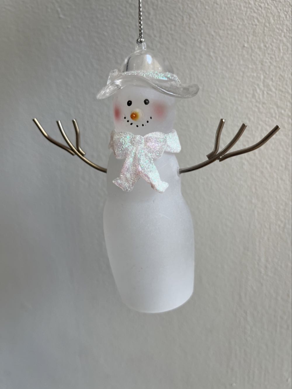 Snowman (glass)  ornament collectible - Main Image 1