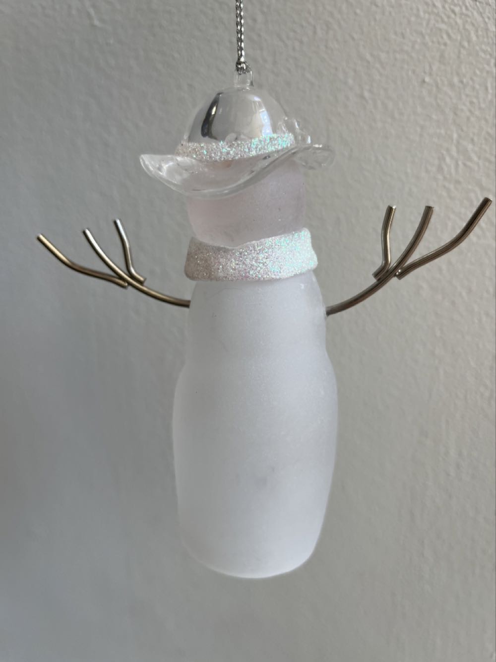 Snowman (glass)  ornament collectible - Main Image 2