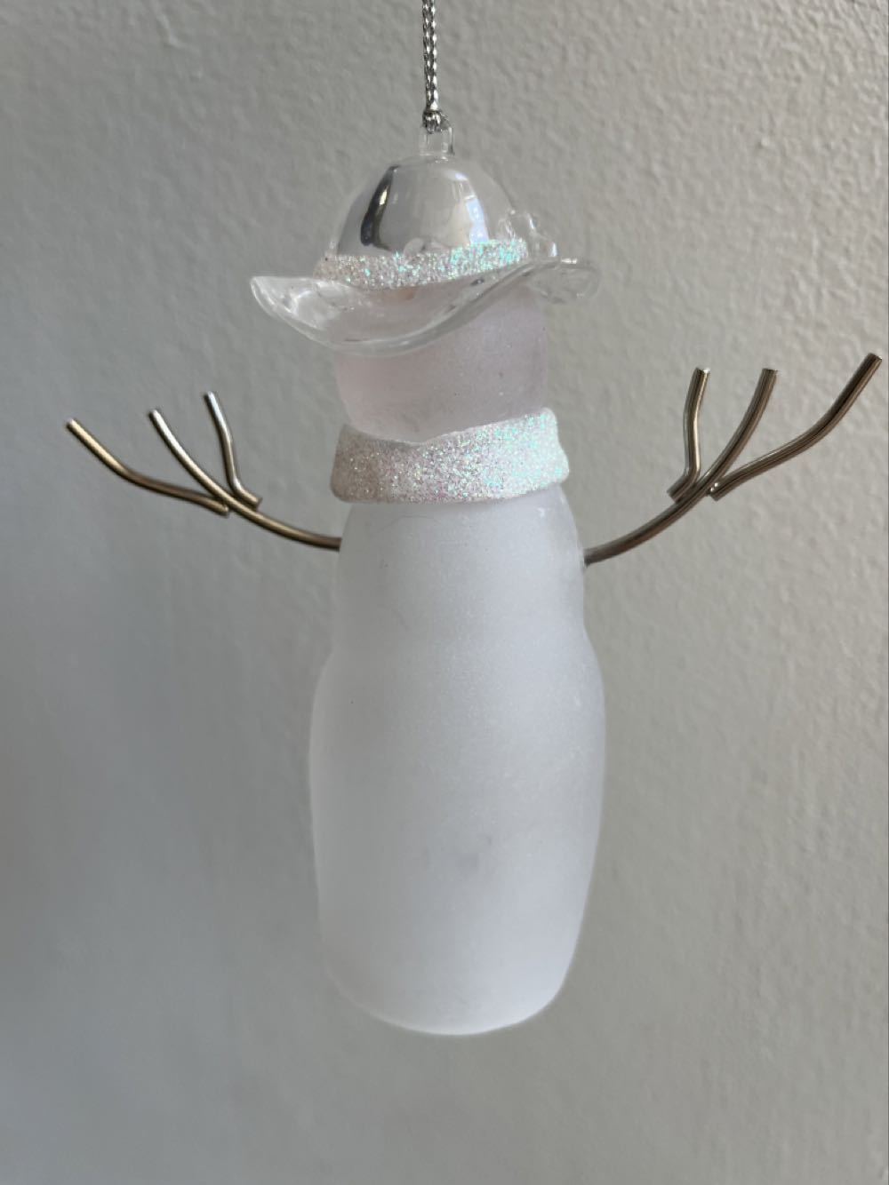 Snowman (glass)  ornament collectible - Main Image 2