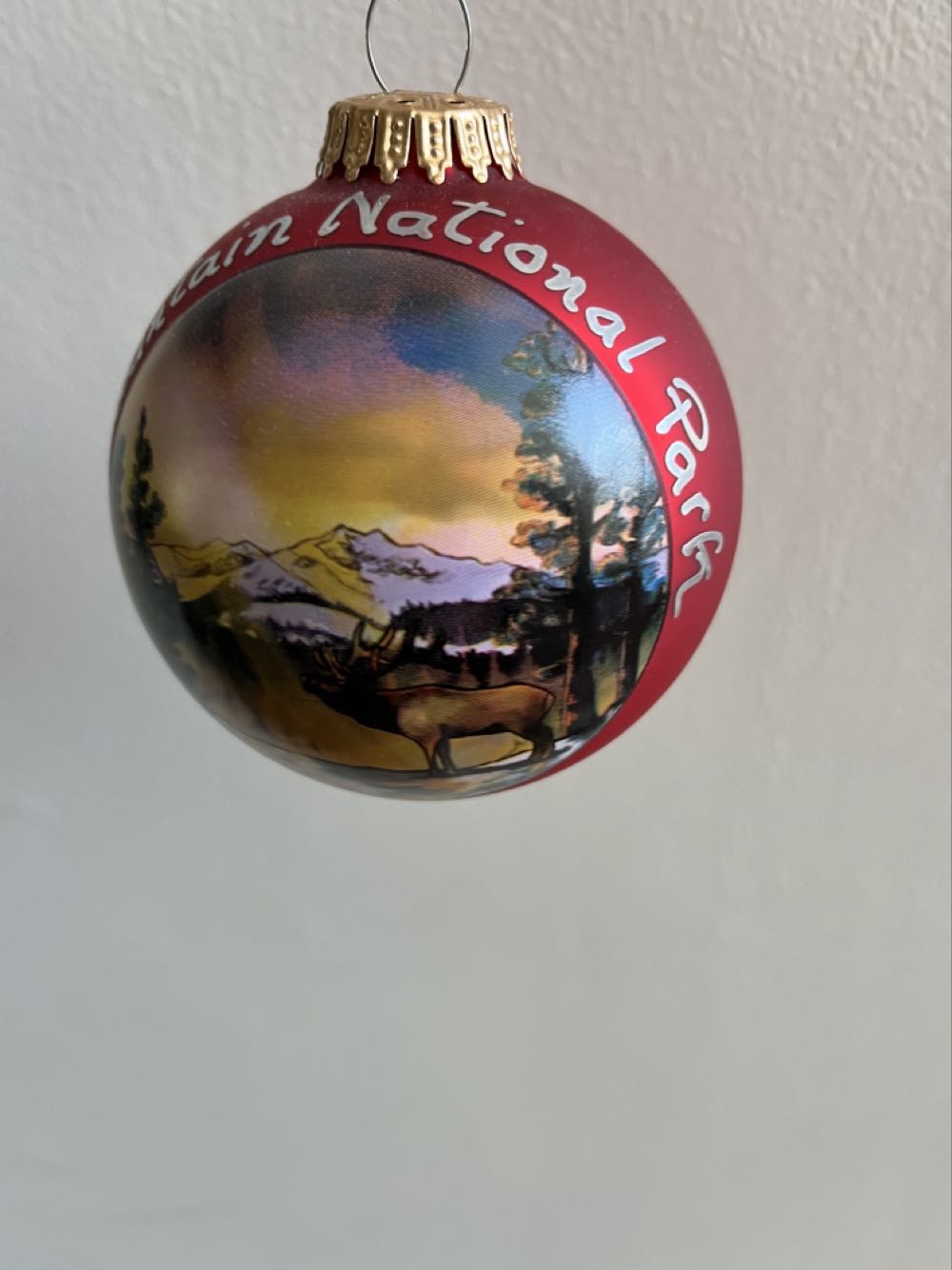 Rocky Mountain National Park Ball  ornament collectible - Main Image 2