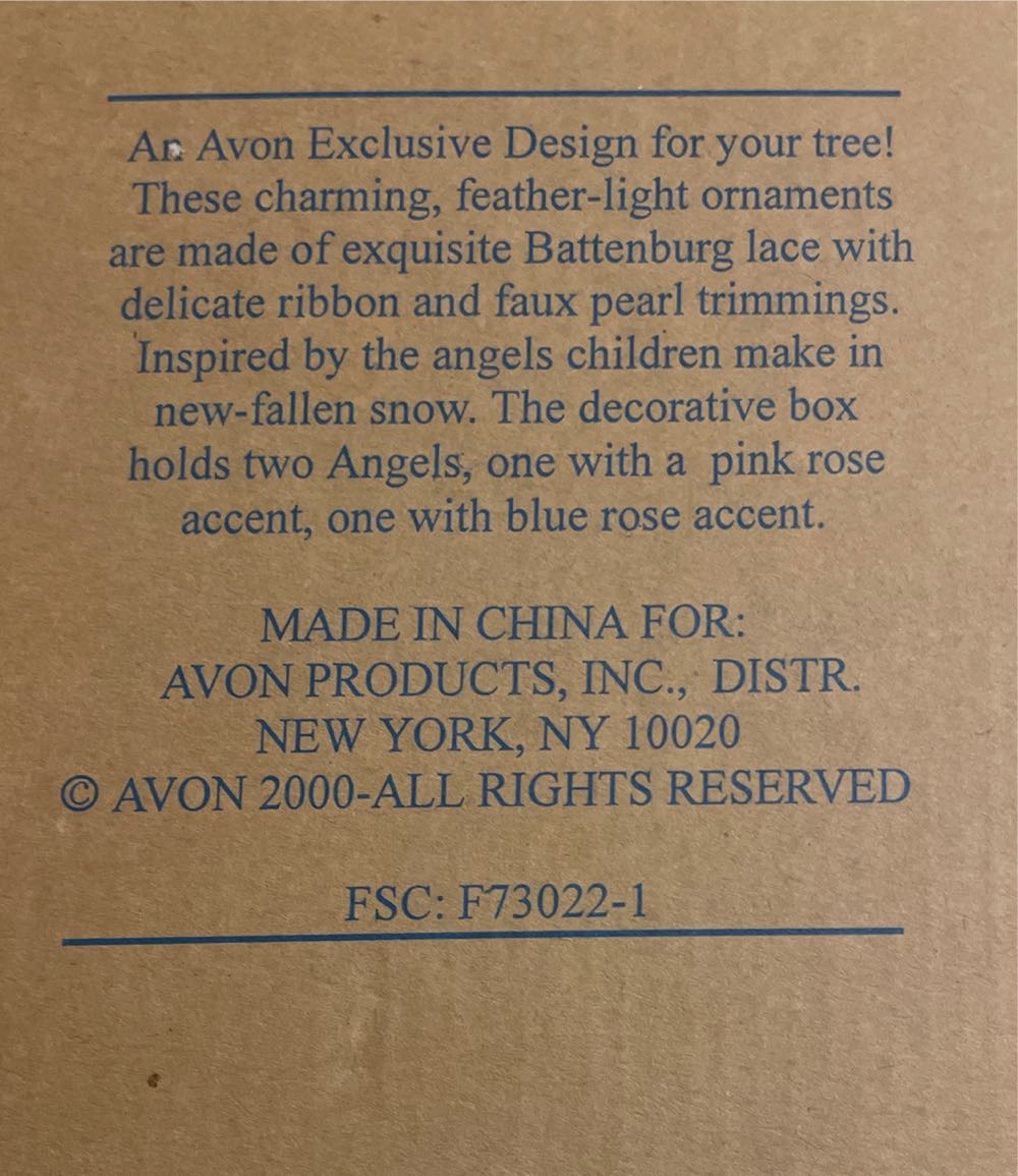 Lace Angel  (Angels) ornament collectible - Main Image 2