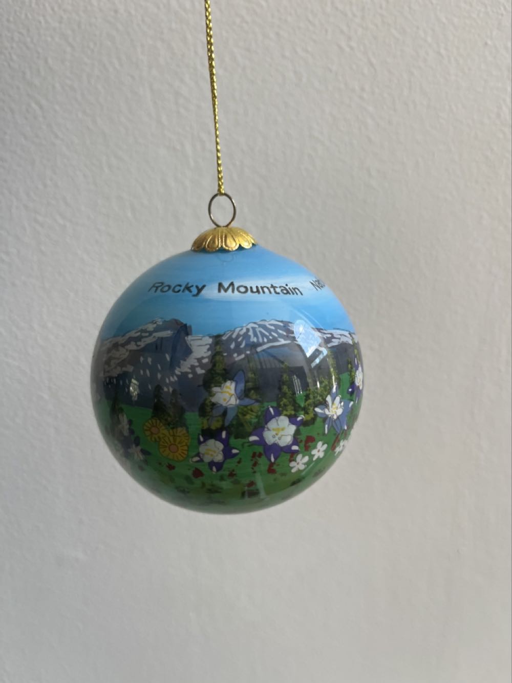 Rocky Mountain National Park Ball  ornament collectible - Main Image 2