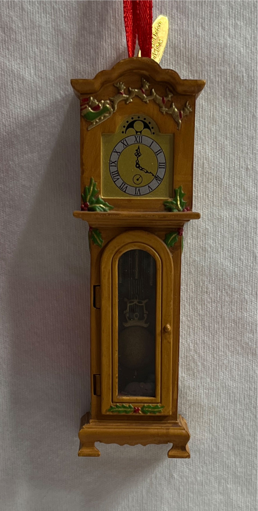 Twas The Night Before Christmas Grandfather Clock  (TTNBC) ornament collectible - Main Image 4