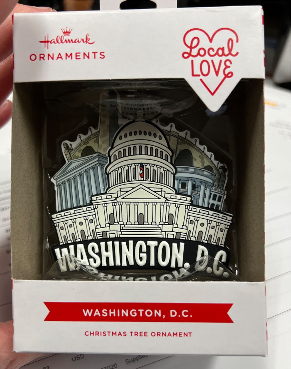 Washington DC  (Travel) ornament collectible [Barcode 763795778065] - Main Image 1