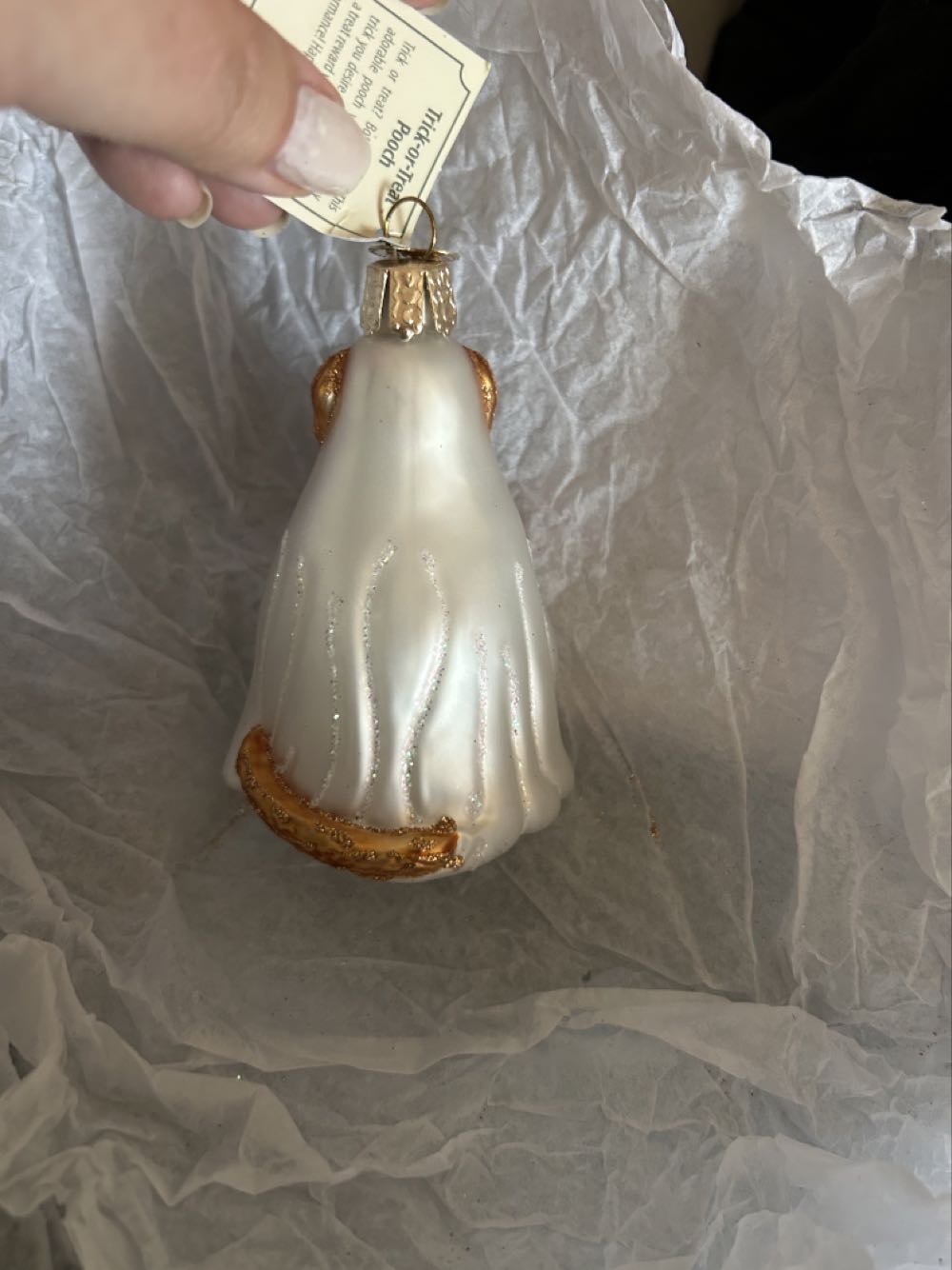 Trick-or-Treat Pooch  (Halloween Ornament) ornament collectible - Main Image 2