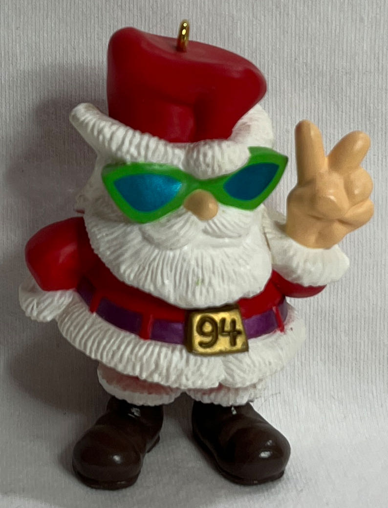 Feelin’ Groovy  (Santa) ornament collectible - Main Image 3