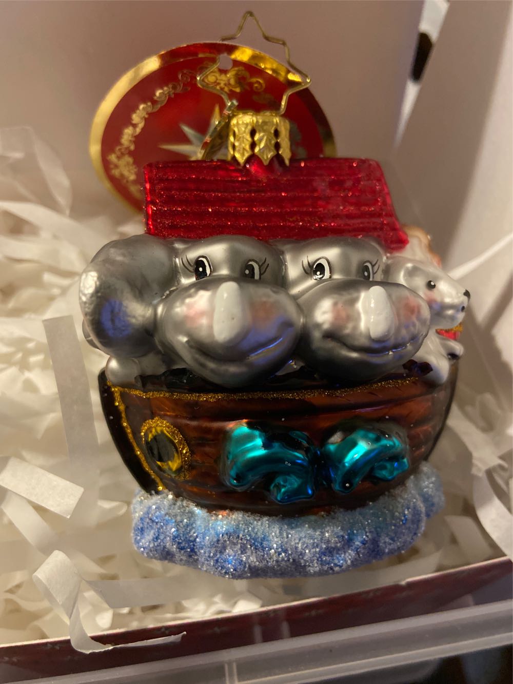 Gem: Boarding Two By Two  ornament collectible - Main Image 2