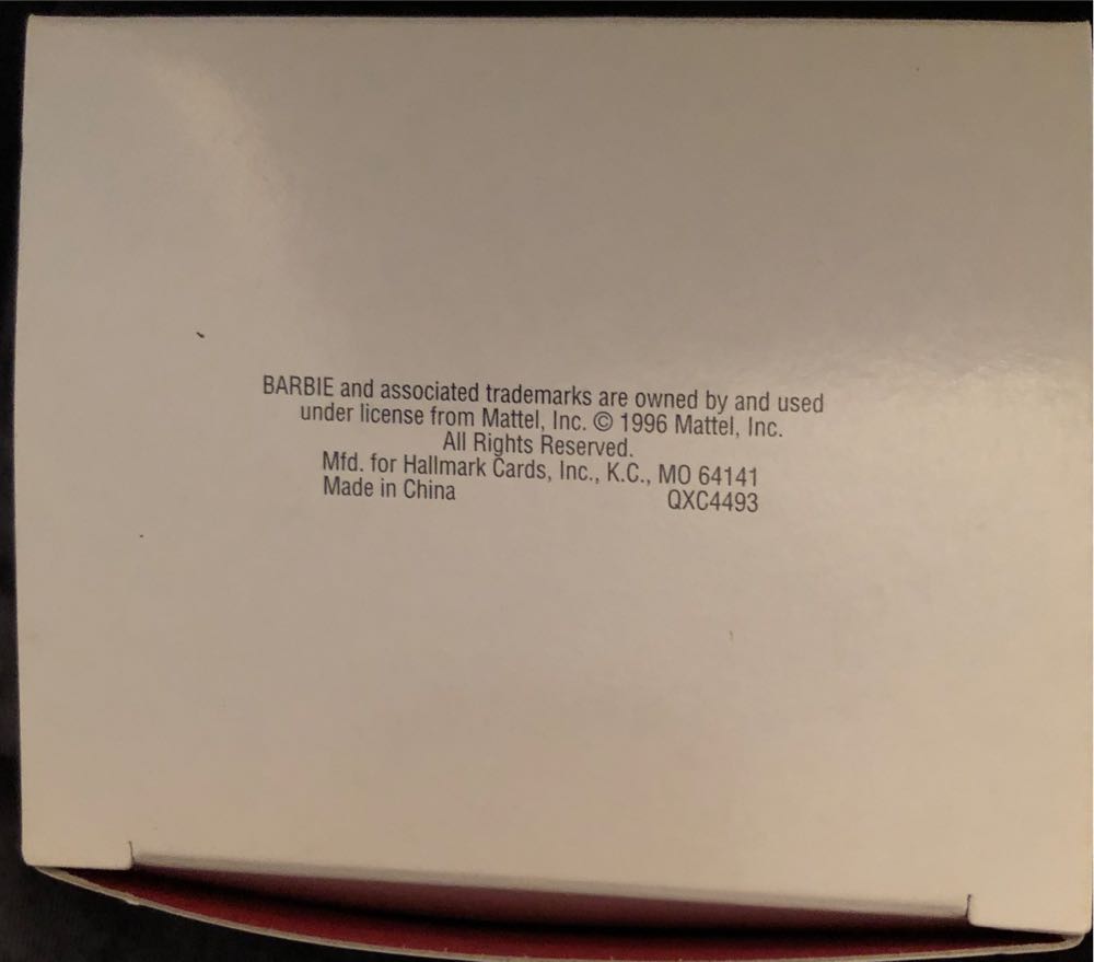 Barbie 1998 Collectors Club  ornament collectible - Main Image 2