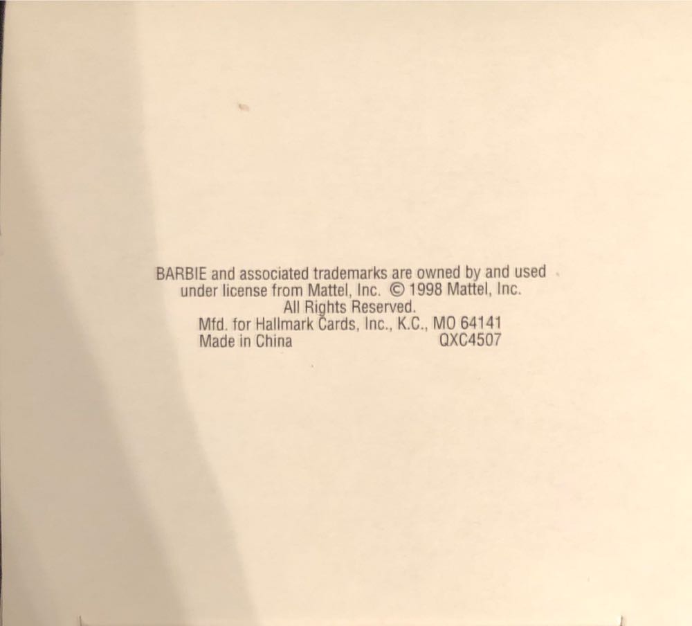 Holiday Barbie collectors club  ornament collectible - Main Image 3