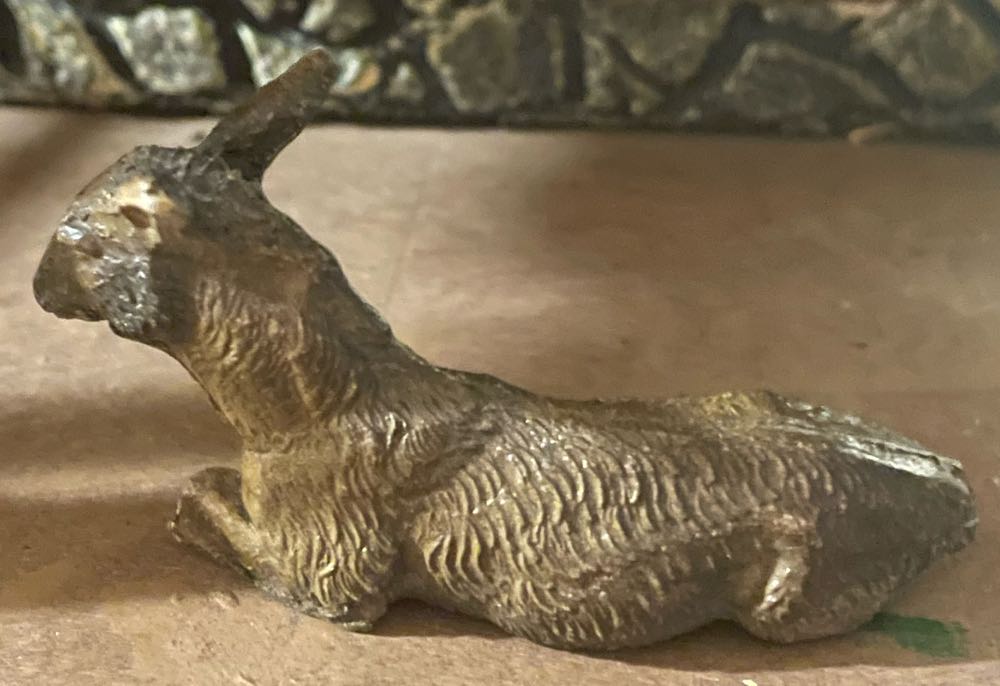 Chialu - (Set 5) - Nativity - Animals - Donkey - Supine - Animal (Nativity) ornament collectible - Main Image 2