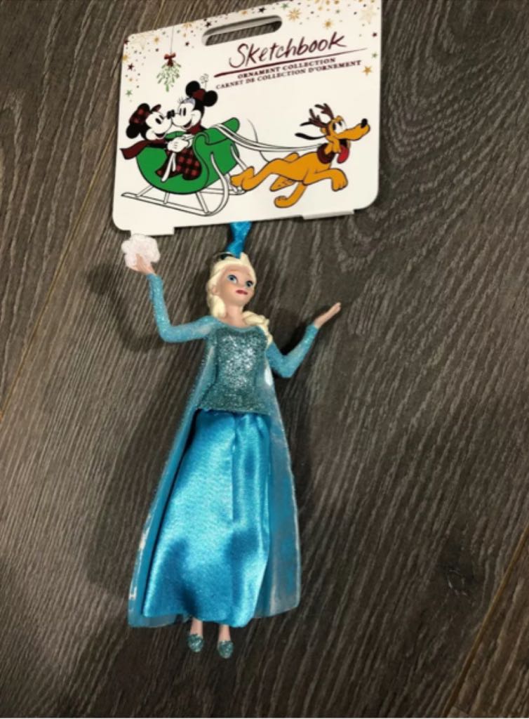 Elsa And Gale - Disney Sketchbook ornament collectible - Main Image 1