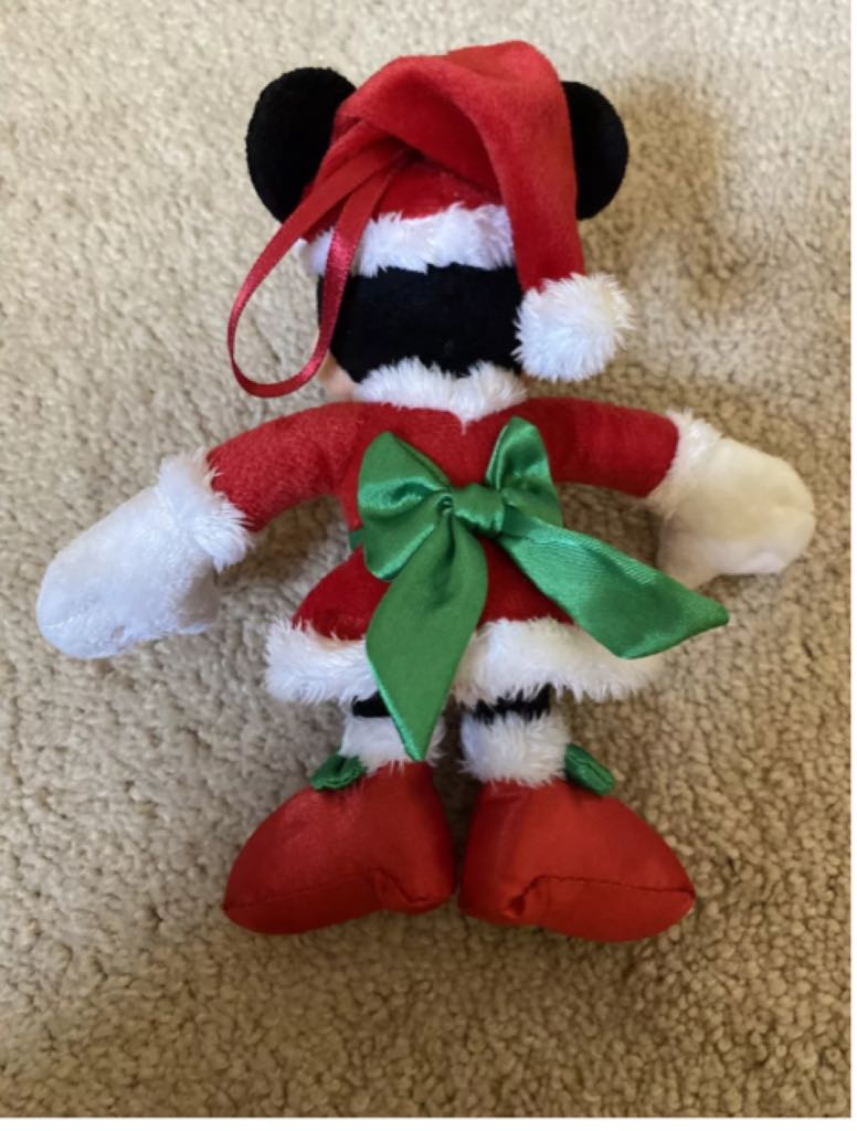 Disney Parks Minnie Plush CHRISTMAS ORNAMENT  ornament collectible - Main Image 2