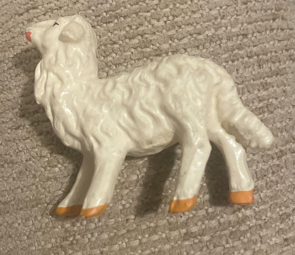 Marchi - Animal - Sheep - Standing - Head Up - Animal (Nativity) ornament collectible - Main Image 2