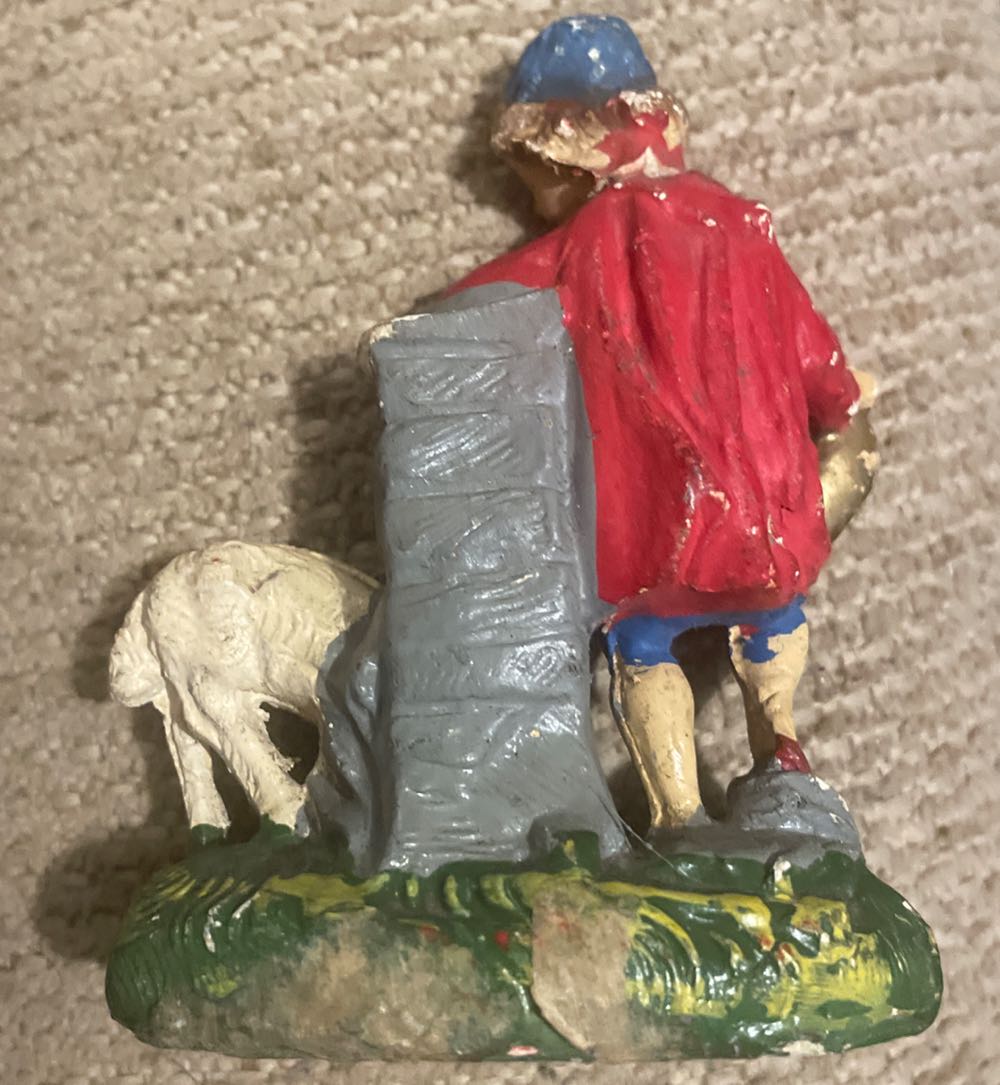 Fontanini - Villager - Boy Giving Water To Lamb - Villager (Nativity) ornament collectible - Main Image 2