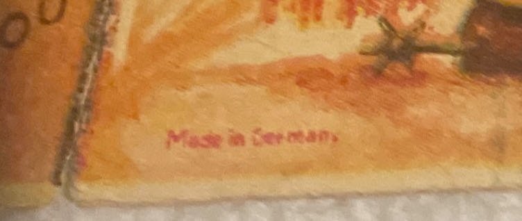 Germany - Valentine - Flat - Hispanic Artist - Artist (Valentine) ornament collectible - Main Image 2