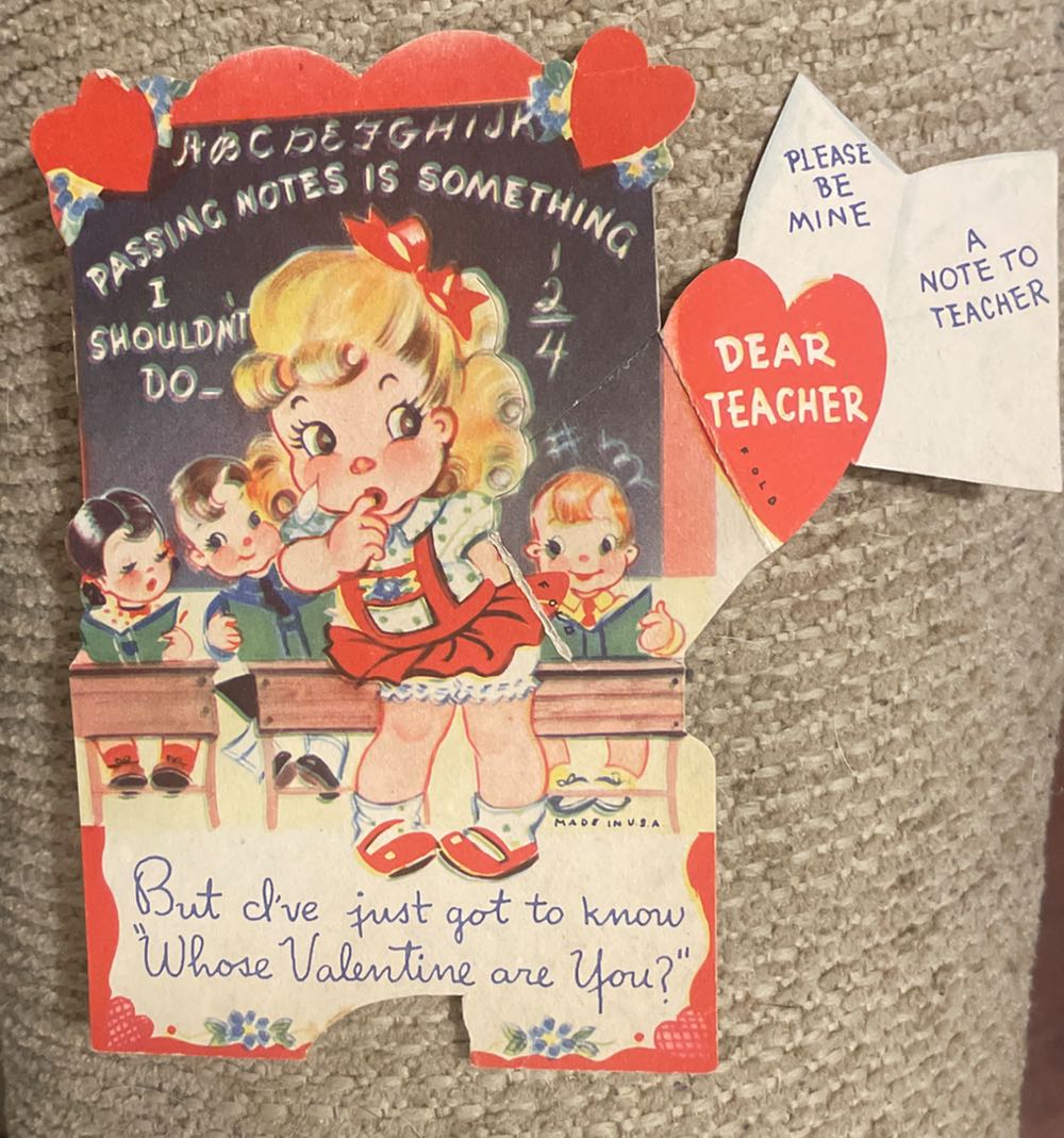 Valentine - Students For Teacher - Flat Fold Out (Valentine) ornament collectible - Main Image 2