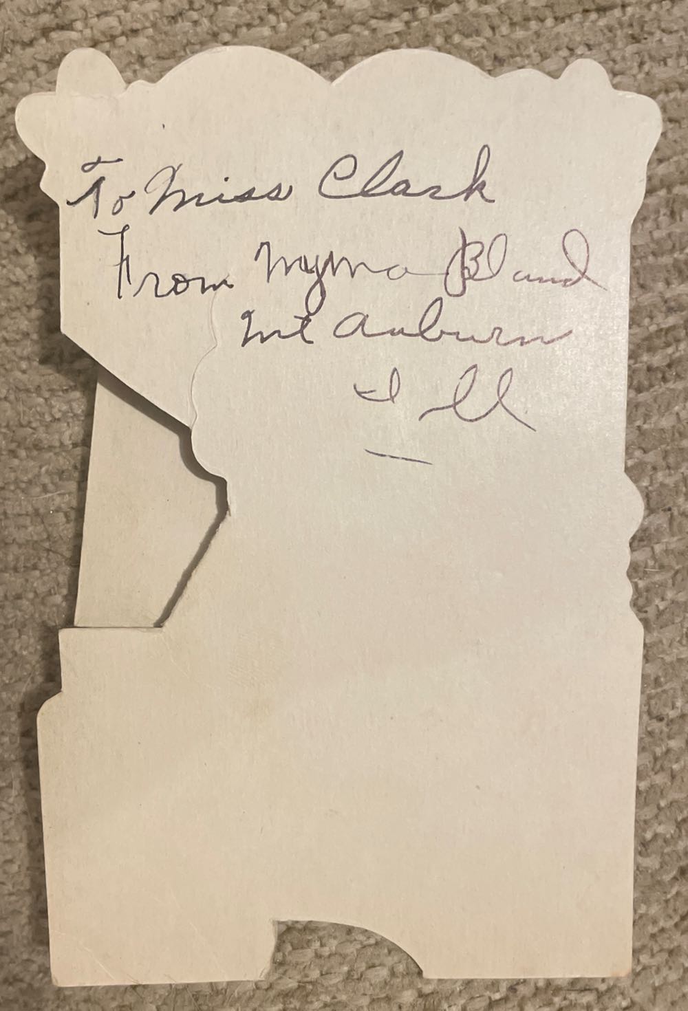 Valentine - Students For Teacher - Flat Fold Out (Valentine) ornament collectible - Main Image 3