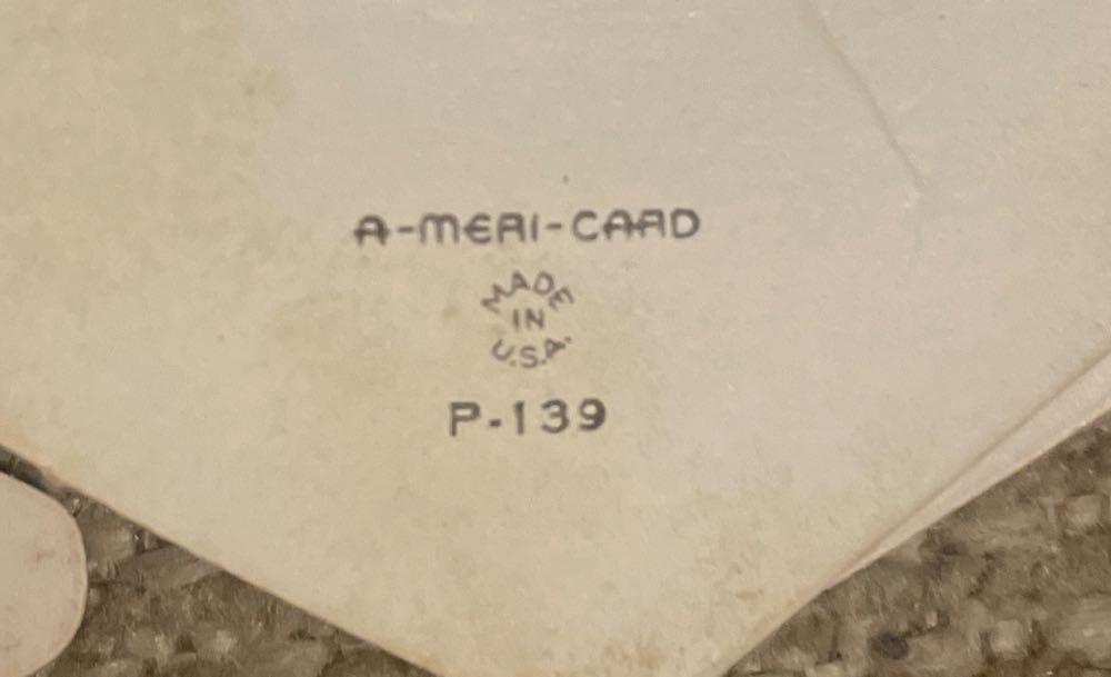 A-meri-card - Boy Holding Valentine - P-138 - Bi-Fold (Valentine) ornament collectible - Main Image 4